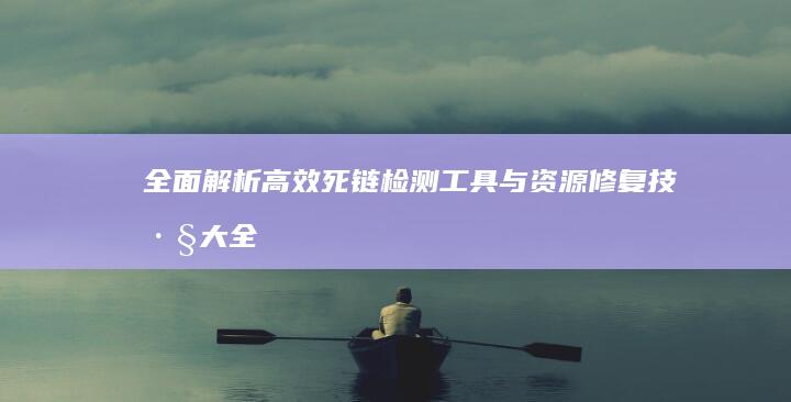 全面解析：高效死链检测工具与资源修复技巧大全